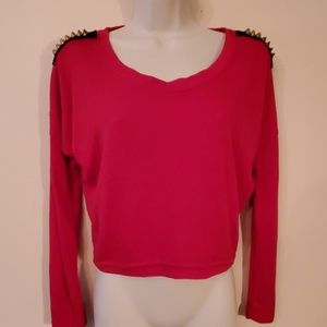Long sleeve crop top